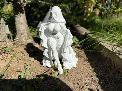 Halloween ghost in sexy lingerie