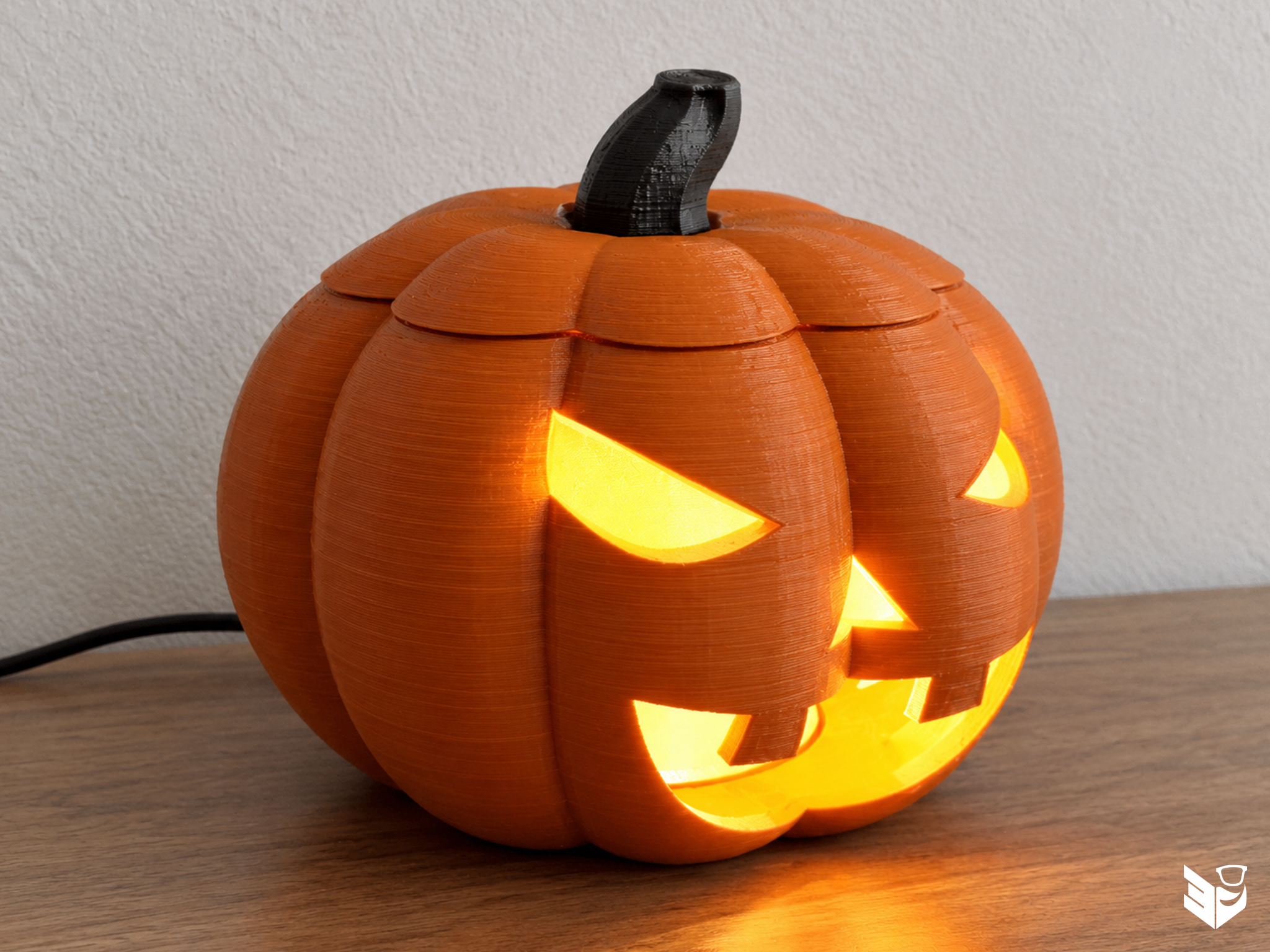 Halloween Pumpkin 3D Lamp