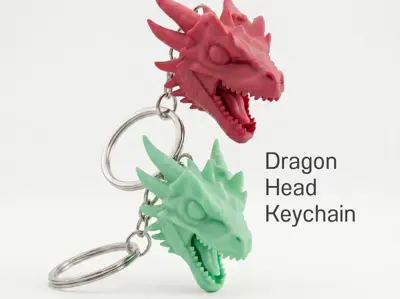 Dragon head KeyChain
