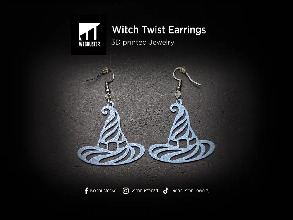 Witch Twist - Halloween Earrings