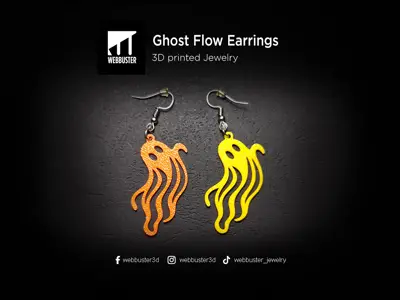 Ghost Flow - Halloween Earrings