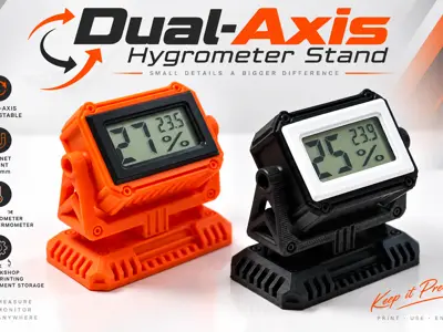 Dual-Axis Hygrometer Stand