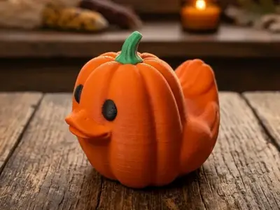 Halloween Pumpkin Duck, Vegetable Duck, Cruise Jeep Duck