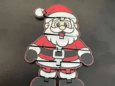 Flexi Santa Claus – Articulated Christmas Toy
