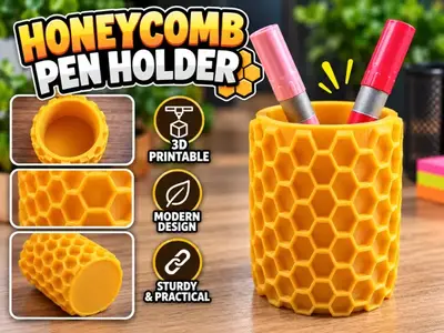 Honeycomb Pen Holder