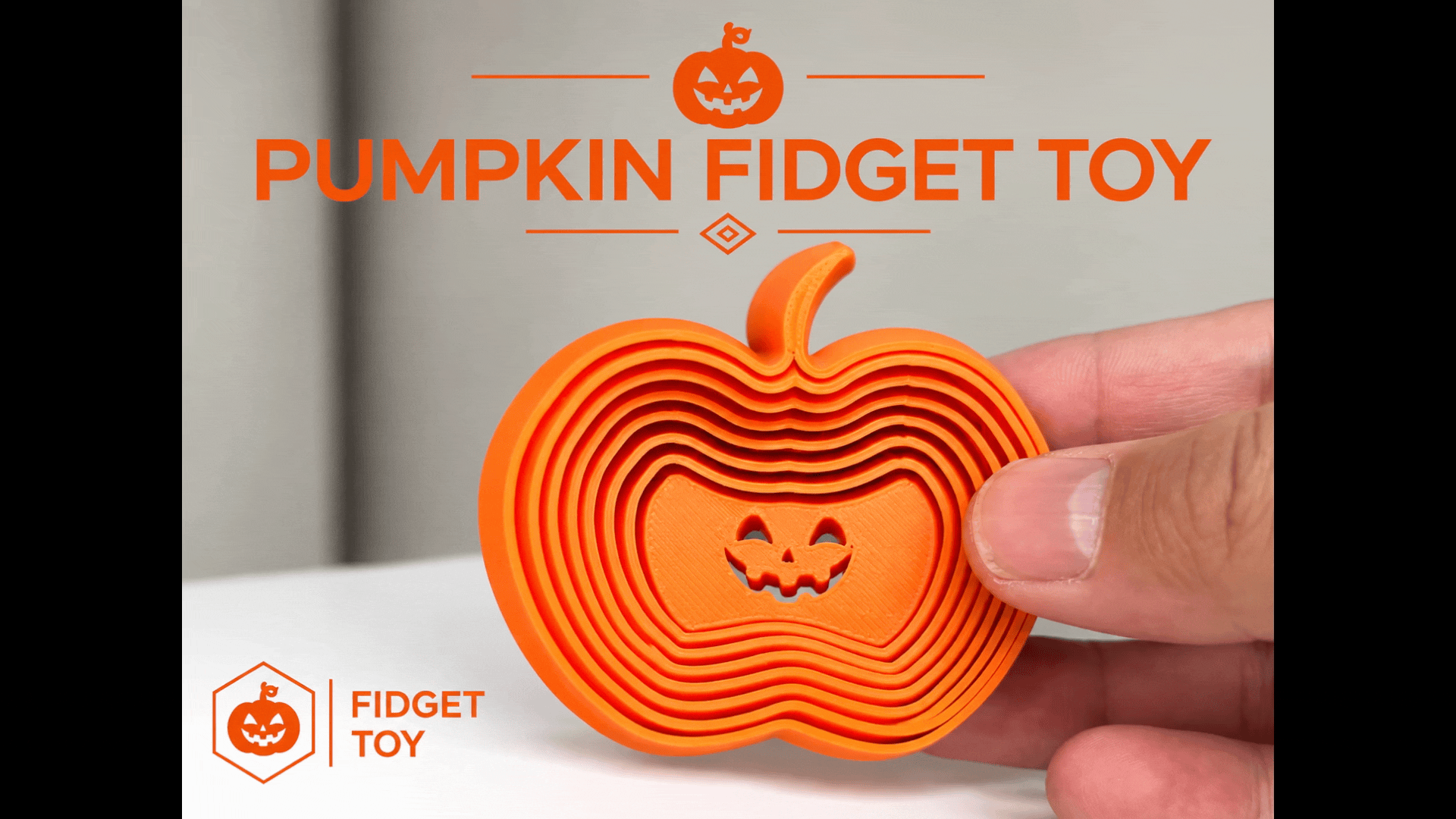 halloween pumpkin fidget-fidget toy articulated toy