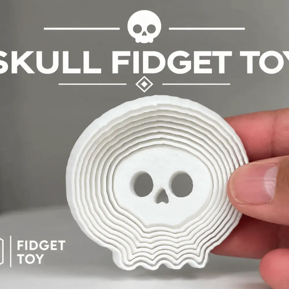halloween skull fidget-fidget toy articulated toy