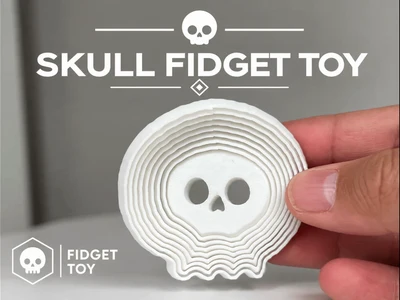 halloween skull fidget-fidget toy articulated toy