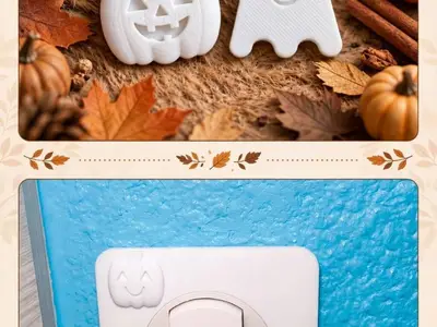 Halloween decoration - light switch