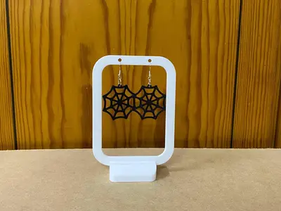 pendientes de telarañas