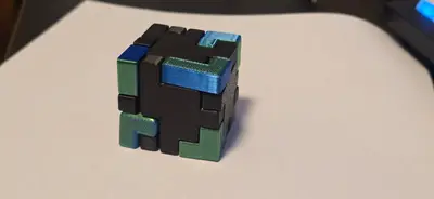 Exploded Soma Cube
