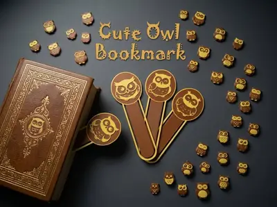 🦉📖🔖4 Cute Owl Bookmark🔖📖🦉