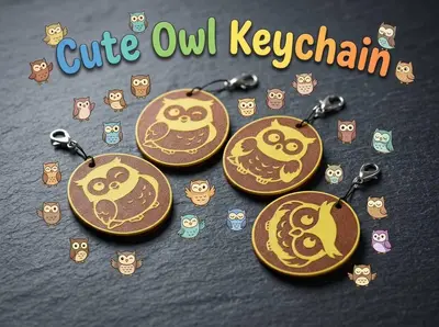 🦉🔑4 Cute Owl Keychain🔑🦉