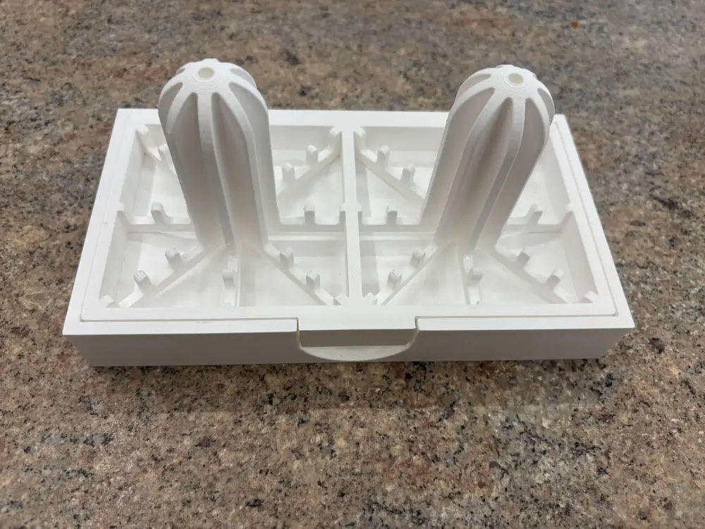 Wide neck bottle dryer stand