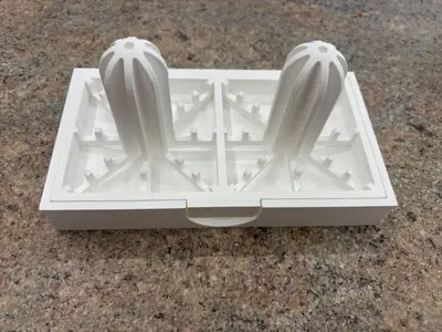 Wide neck bottle dryer stand