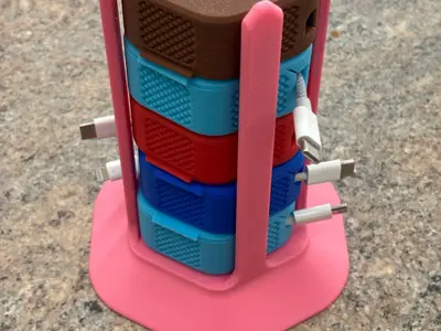 Hex Cable Winder stackable storage