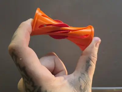 spiral fidget pillar