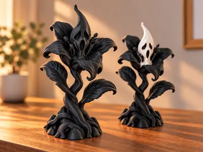 Ghost Lily – Haunted Flower 👻🌸