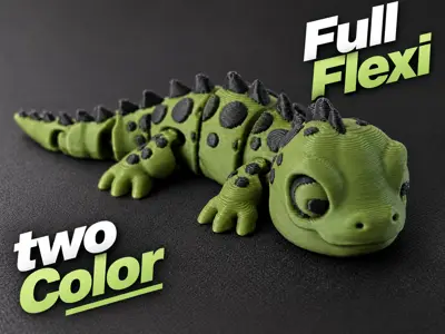 fully flexible Lizard-like creature, articulated Animal