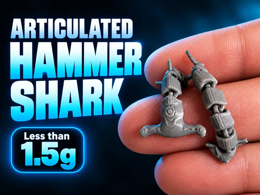 Mini Articulated Hammerhead Shark