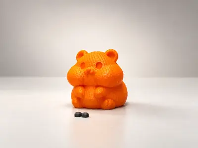Knitted Hamster - No Ace & Supports! Cute Animals