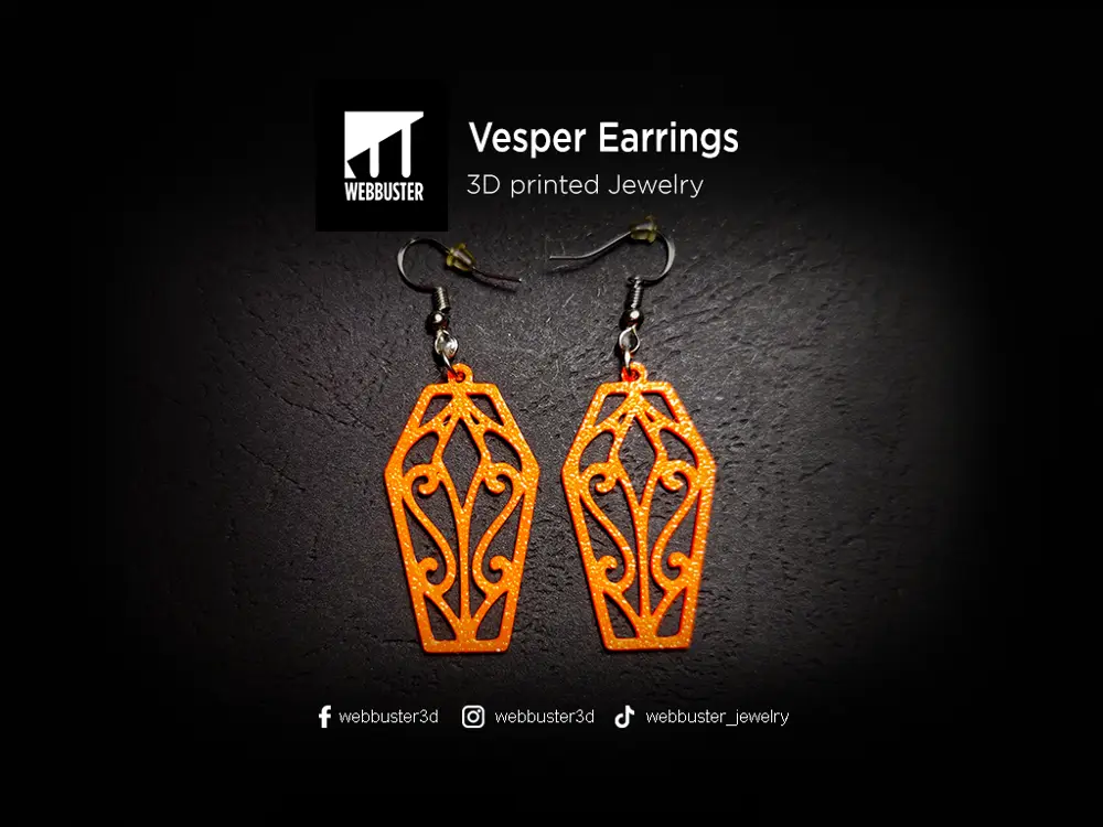 Vesper - Halloween Earrings