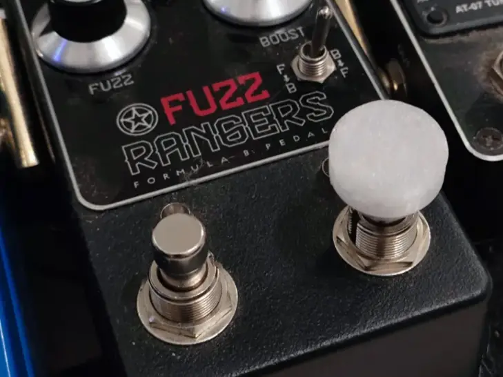 Cappuccio footswitch pedale chitarra - Fuzz ranger 8.75mm