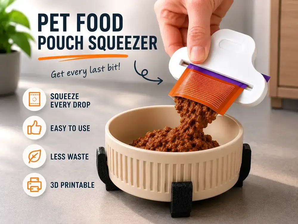 Pet Food Pouch Squeezer – Get Every Last Bit