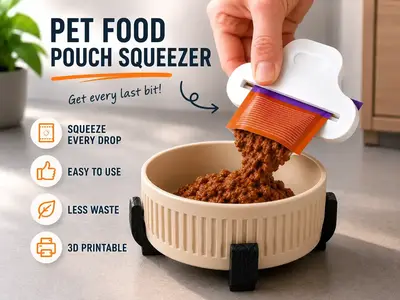 Pet Food Pouch Squeezer – Get Every Last Bit