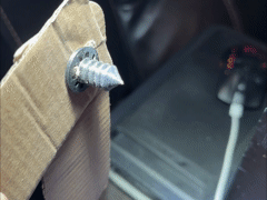 Snap together carboard fastener
