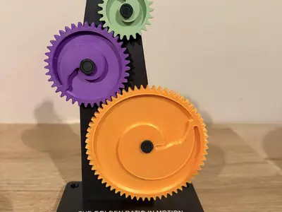 Fibonacci Golden Ratio Gear Train – The Golden Ratio in Motion / NO ACE PRO NEEDED