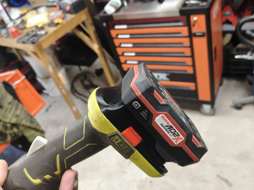 Parkside to Ryobi battery adapter - oryginal ryobi battery connector
