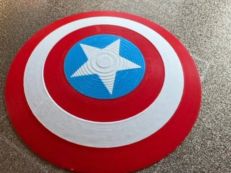 Escudo del Capitán América –  sin pegamento