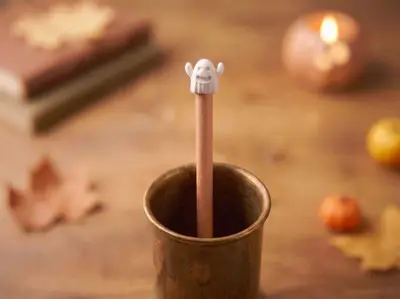 👻 Halloween Mini Ghost Pencil Topper