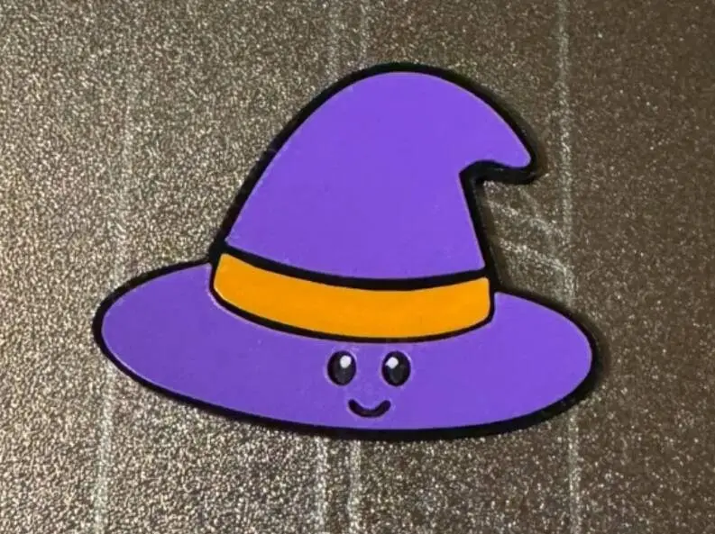 Lindo sombrero de bruja de Halloween