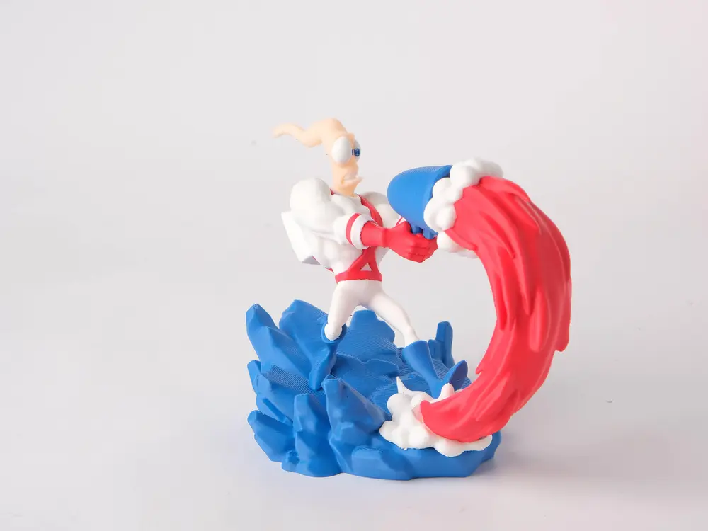 Earthworm Jim Collectible Figure – Iconic Action Pose