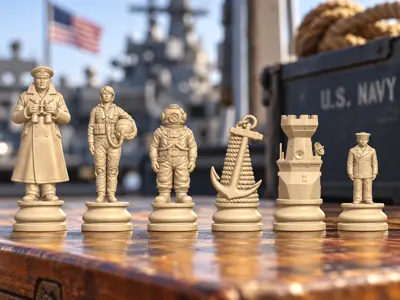 US Navy Chess Set