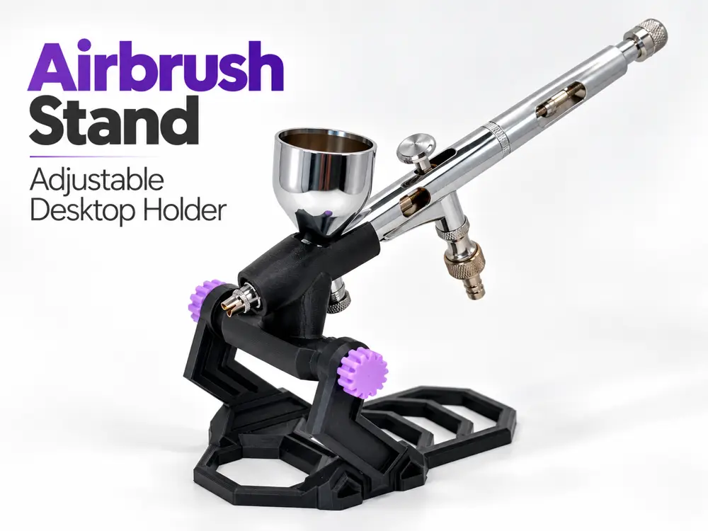 Airbrush Stand | Adjustable Desktop Holder