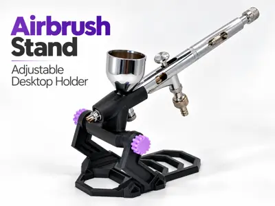 Airbrush Stand | Adjustable Desktop Holder
