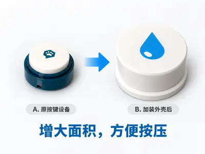 宠物交流按钮扩展外壳