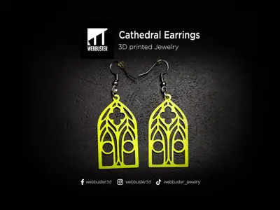 Cathedral - Halloween Earrings