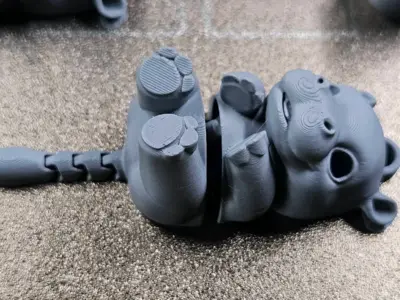 Flexi Cute Hippo - Multiparts [Keychain]