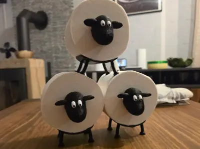 Sheep Toilet Paper Roll Holder