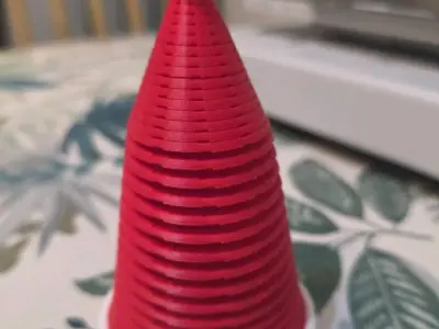Slinky Santa Hat