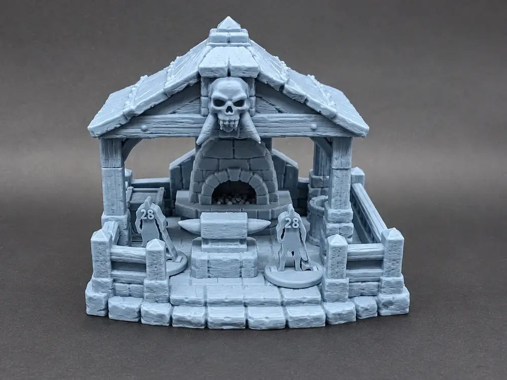 Fantasy Blacksmith Forge – 28 mm RPG Terrain D&D