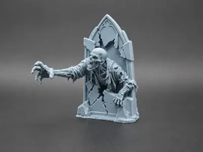 Gravebreaker Zombie – Halloween Tombstone Decor