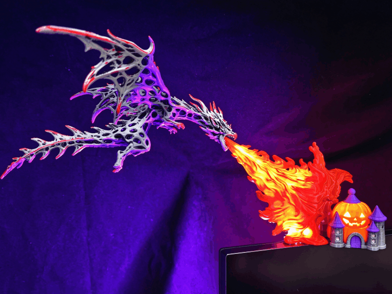 Halloween Castle vs Ember Dragon — Monitor Wars of Halloween 1/4