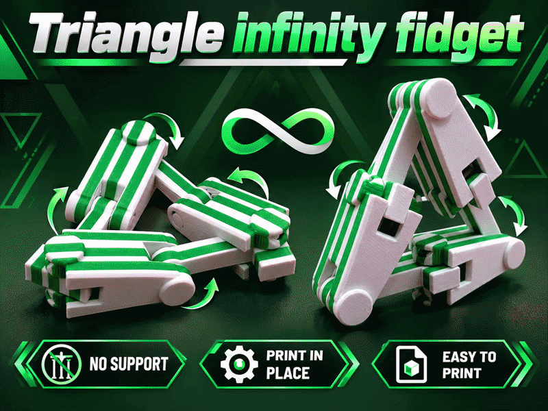 Triangle infinity fidget