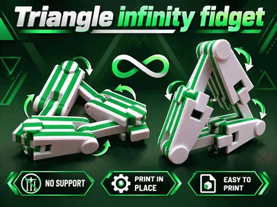 Triangle infinity fidget