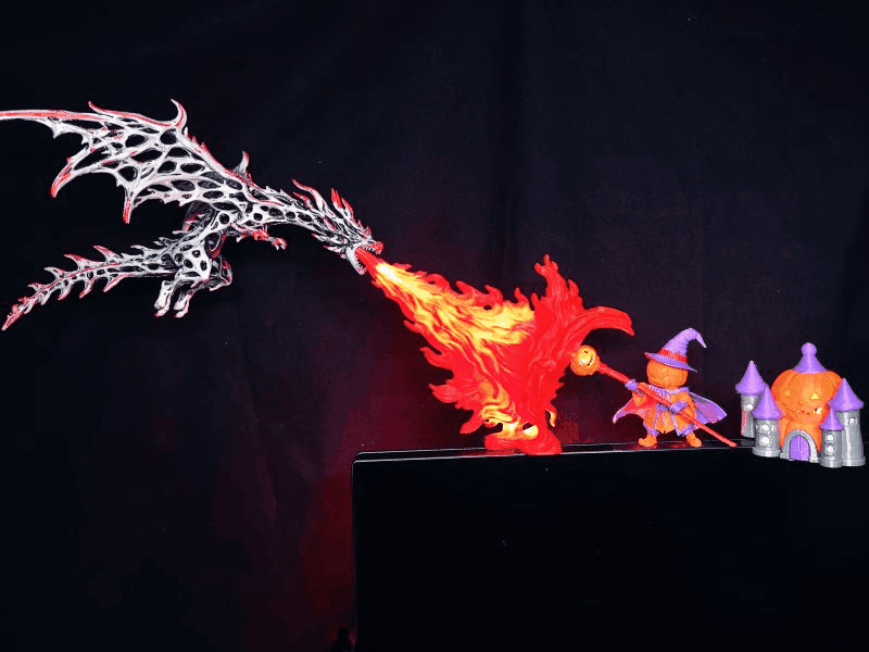 Pumpkin Mage Blocks Dragon Fire！丨Monitor Wars of Halloween 3/4